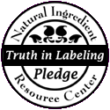 Zosimos Botanicals has taken the Natural Ingredient Resource Center Truth in Labeling Pledge