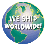 We Ship World Wide!